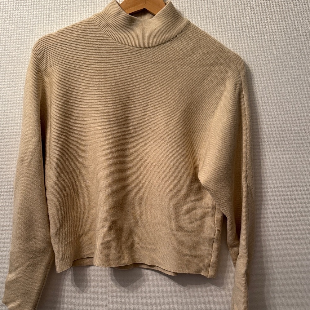 Elegant Cream Turtleneck Sweater